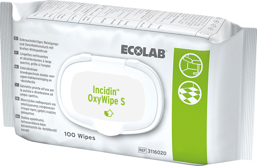 INCIDIN OXYWIPE S 6X100WIPES