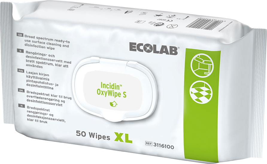 INCIDIN OXYWIPE S 6X50 XL WIPES