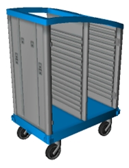 MVM - CARRELLO MODELLO 7 BLU